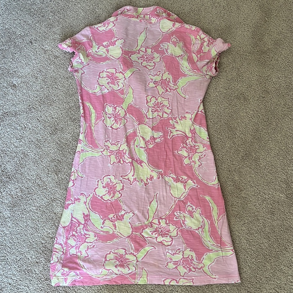 VINTAGE LILLY PULITZER FLORAL MINI DRESS